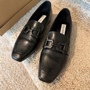 Like New Steve Madden Black Loafers